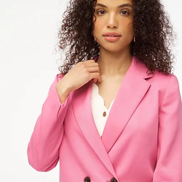 J. Crew Factory Oversized Pink Blazer (NWT) - Picture 2 of 9